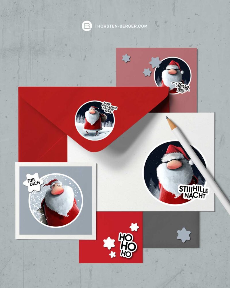 EASY DIGISET "Santa Claus" | Vorgestaltete Motive/Motivbögen – Bild 6