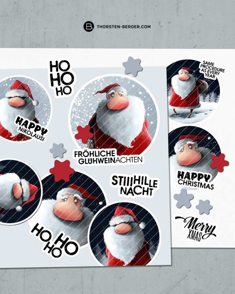 EASY DIGISET "Santa Claus" | Vorgestaltete Motive/Motivbögen – Bild 5