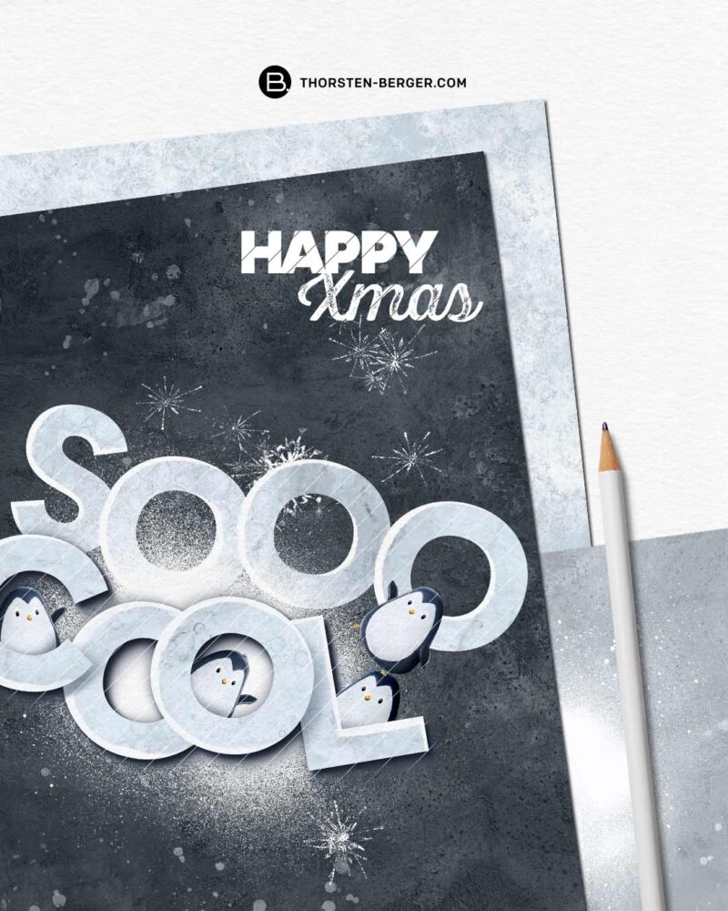 BAMPED_Digistamps_COOL_Pinguinis_Thorsten_Berger_4 DIGISTAMPS + DIGIPAPER "COOL Pinguinis " – Bild 4