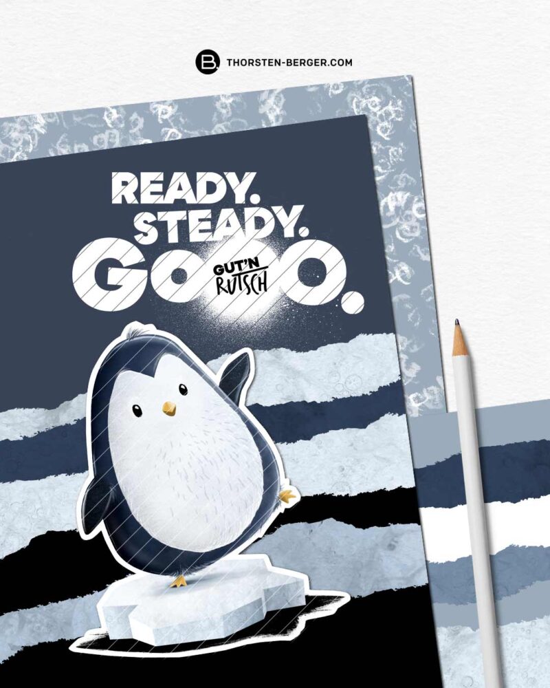 DIGISTAMPS + DIGIPAPER "Pinguinis KEEP COOL" – Bild 4