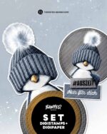 DIGISTAMPS + DIGIPAPER "Winter Pinguin"