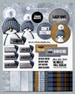 DIGISTAMPS + DIGIPAPER "Winter Pinguin" – Bild 2