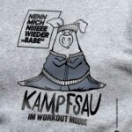 Plotterdatei "Kampfschwein"