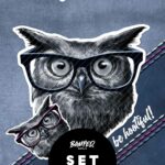 DIGISTAMPS + DIGIPAPER "BeHootiful"