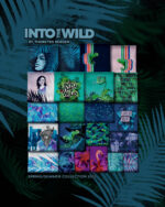 Panel WILDLIFE "Beach Girl" | Jersey | Flieder, Bunt – Bild 8
