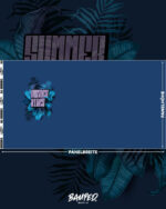 Panel "SUMMER VIBES" | Jersey Baumwolle | Blau, Türkis – Bild 2