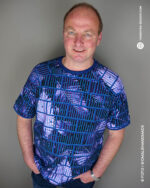 Allover SUMMER VIBES "Type" | Jersey | Blau – Bild 4