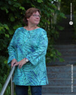 Allover "Palm Rush" | Webware | Blautöne, Türkis – Bild 5