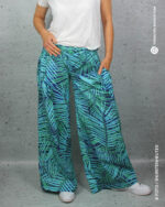 Allover "Palm Rush" | Webware | Blautöne, Türkis – Bild 4