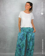 Allover "Palm Rush" | Webware | Blautöne, Türkis – Bild 3