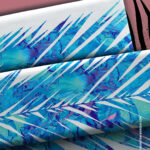 Allover WILDLIFE "Palmleaf" | Jersey Baumwolle | Bunt, Weiß