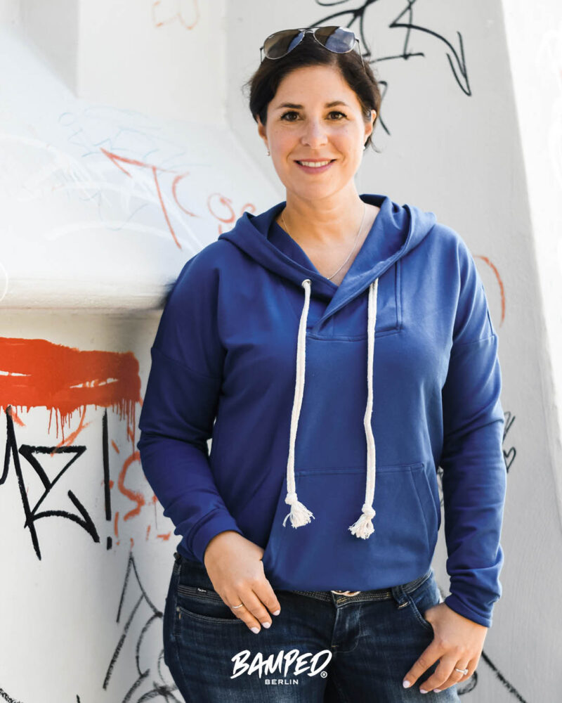 Modal French Terry "Paula" | Galaxy Blue – Bild 3