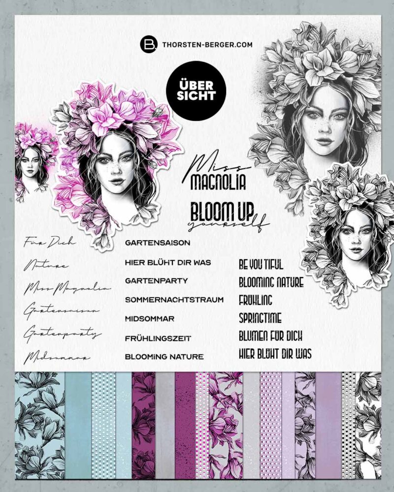 BAMPED_Digistamps_Miss_Magnolia_Thorsten_Berger_3a Digistamps + Digipaper "MISS MAGNOLIA" – Bild 2