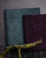 ALLOVER "WOODPRINT STRIPES" | French Terry | COOL SAGE GREY – Bild 6