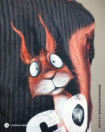 Panel "GO NUTS" Stripes | French Terry | Dark Hazel – Bild 4