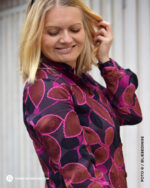 Allover "LEAF STAMPS" | Viskose | Terracotta Pink – Bild 5