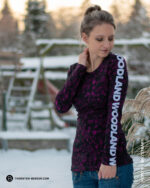ALLOVER "WOODLAND" | French Terry | Fuchsia – Bild 7