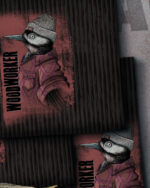 Panel "WOODWORKER" | French Terry | DARK HAZEL – Bild 5