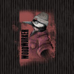 Panel "WOODWORKER" | French Terry | DARK HAZEL