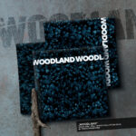 ALLOVER "WOODLAND" | French Terry | Forestblue