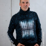 Panel "NATURE" | French Terry | Forestblue