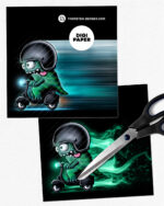 Digistamps + Digipaper "Monsta Cruise Black Edition" – Bild 4