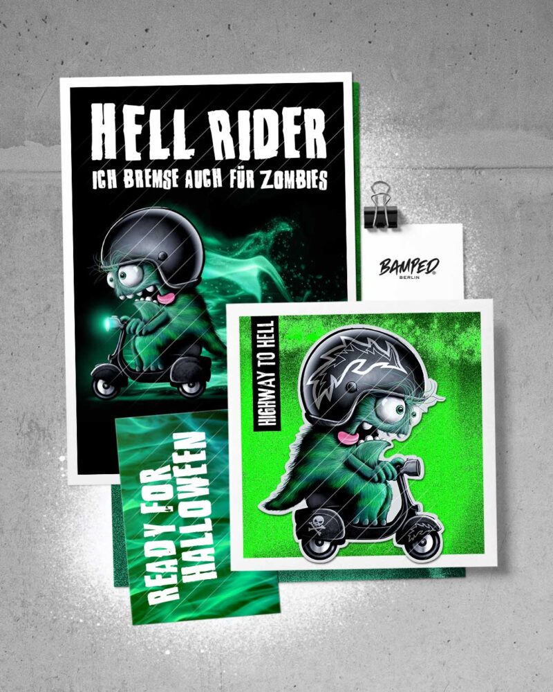 Digistamps + Digipaper "Monsta Cruise Black Edition" – Bild 6