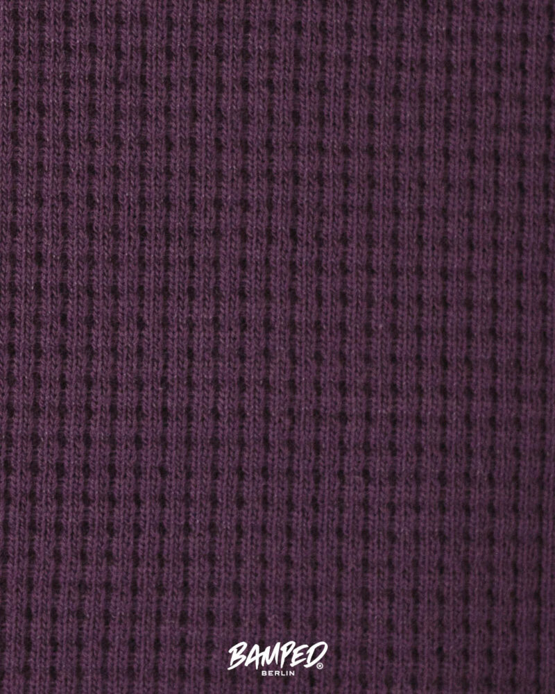 Strickstoff "Oslo" | Aubergine – Bild 5