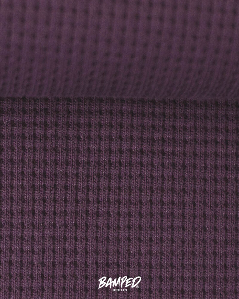 Strickstoff "Oslo" | Aubergine – Bild 6