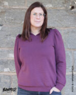 Rippjersey "Bergen" | Aubergine – Bild 2