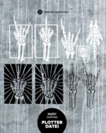Plotterdatei "SKELETT HAND" – Bild 5