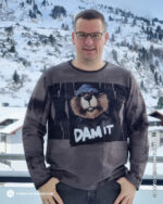 ALLOVER WINTER READY "Structure" | French Terry | Vintage Wood – Bild 7