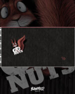 Panel "GO NUTS" Stripes | French Terry | Dark Hazel – Bild 3