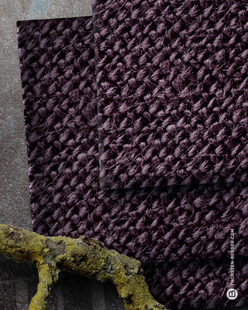 Allover "WOLLYWOOD" | SWEAT ANGERAUT | Aubergine – Bild 2