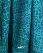 PANEL PAWERFUL "Poodle Pepper" | French Terry | Pythongreen – Bild 7