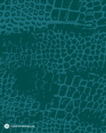 PANEL PAWERFUL "Poodle Pepper" | French Terry | Pythongreen – Bild 6