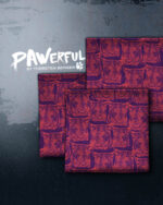 ALLOVER PAWERFUL "LYNX" | French Terry | Violetta – Bild 2