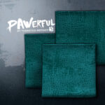 ALLOVER PAWERFUL "Poodle Pepper" | French Terry | Pythongreen