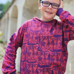 ALLOVER PAWERFUL "LYNX" | French Terry | Violetta