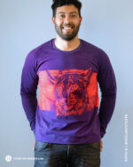 PANEL PAWERFUL "LYNX" | French Terry | Violetta – Bild 6