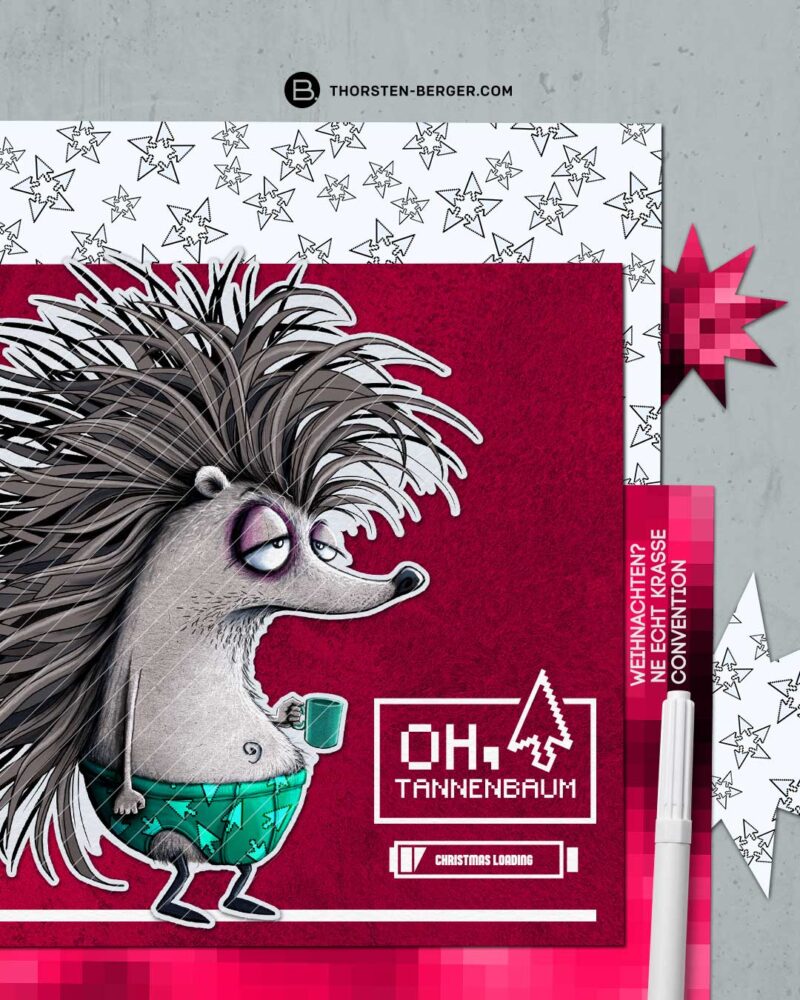 BAMPED_Thorsten_Berger_Digiset_Igel_Iggy_8 Digistamps + Digipaper "Igel Iggy" – Bild 8