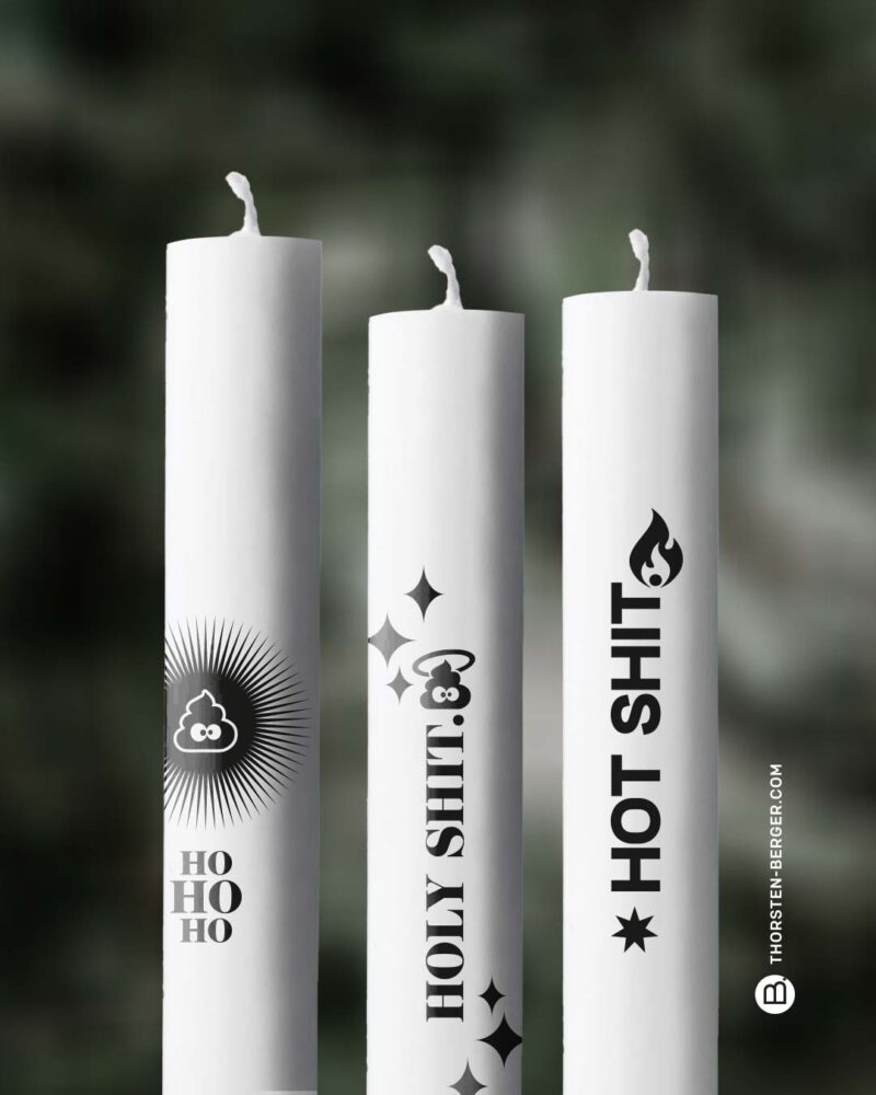 Plotterbundle "Kerzentattoos" | XMas-Kerzensticker zum Ausdrucken – Bild 4