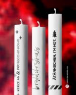 Plotterbundle "Kerzentattoos" | XMas-Kerzensticker zum Ausdrucken – Bild 6
