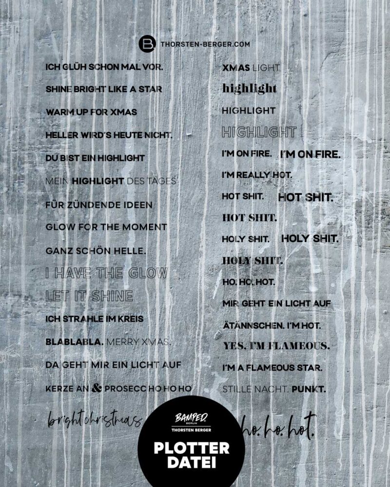 Plotterbundle "Kerzentattoos" | XMas-Kerzensticker zum Ausdrucken – Bild 9