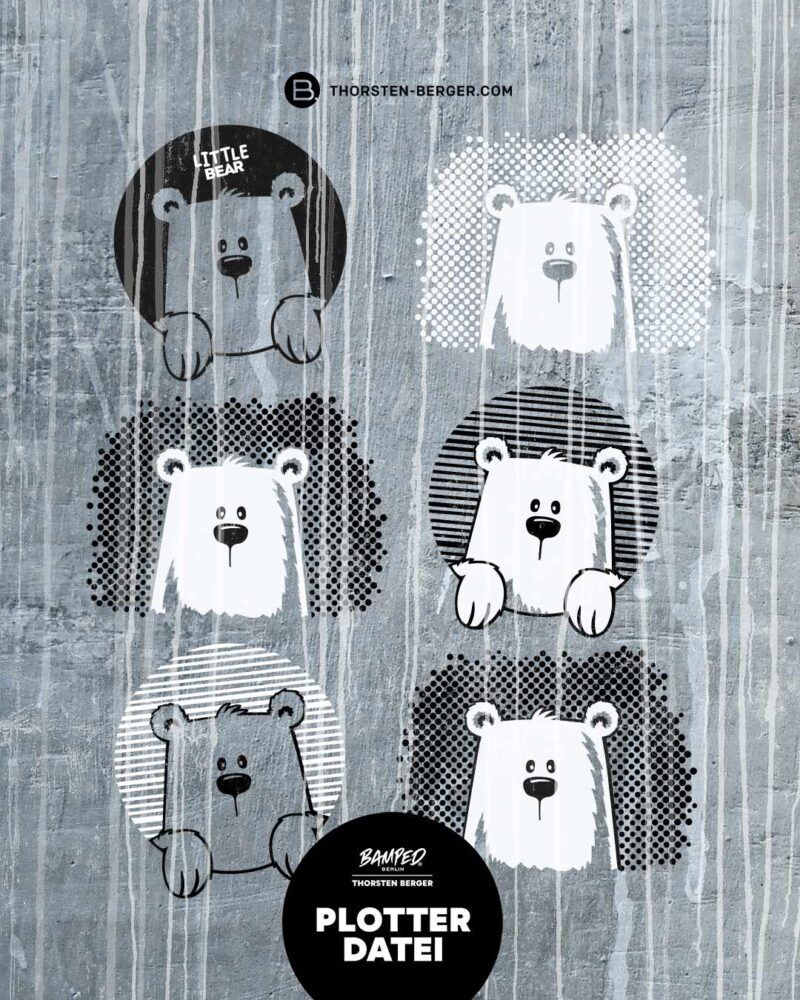 Plotterdatei "Polar Bear Bärtram" – Bild 6