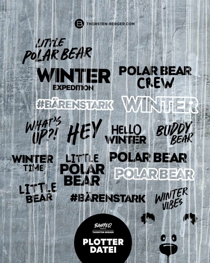 Plotterdatei "Polar Bear Bärtram" – Bild 7