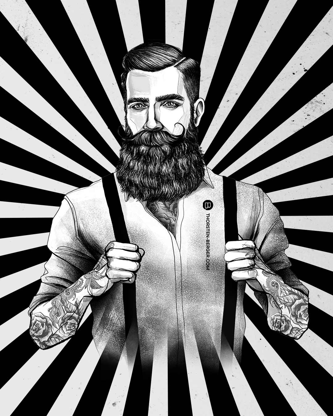 Vintage_Hipster_Illustration_by_Thorsten_Berger