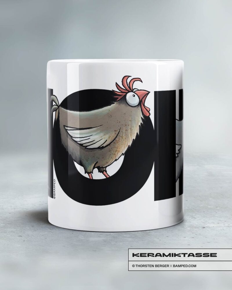 KERAMIKTASSE "CHICKERIA" / MOIN – Bild 3