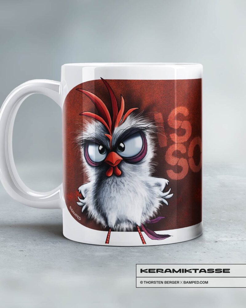 KERAMIKTASSE "CHICKERIA" / ISSO – Bild 3