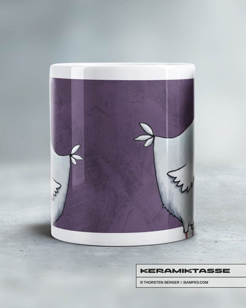 11025005_BAMPED_Mug_5 KERAMIKTASSE "CHICKERIA" / MEHR KAFFEE – Bild 3